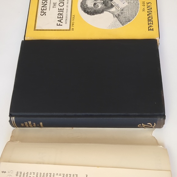The Faerie Queene - Edmund Spenser, 2 vol. vintage 1966 Everyman's Library set. - Picture 5 of 11
